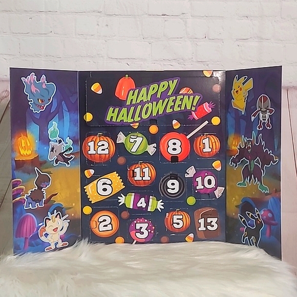 2024 Pokémon Halloween Advent Calender Glow In the Dark Graphics Display Box - Picture 9 of 16